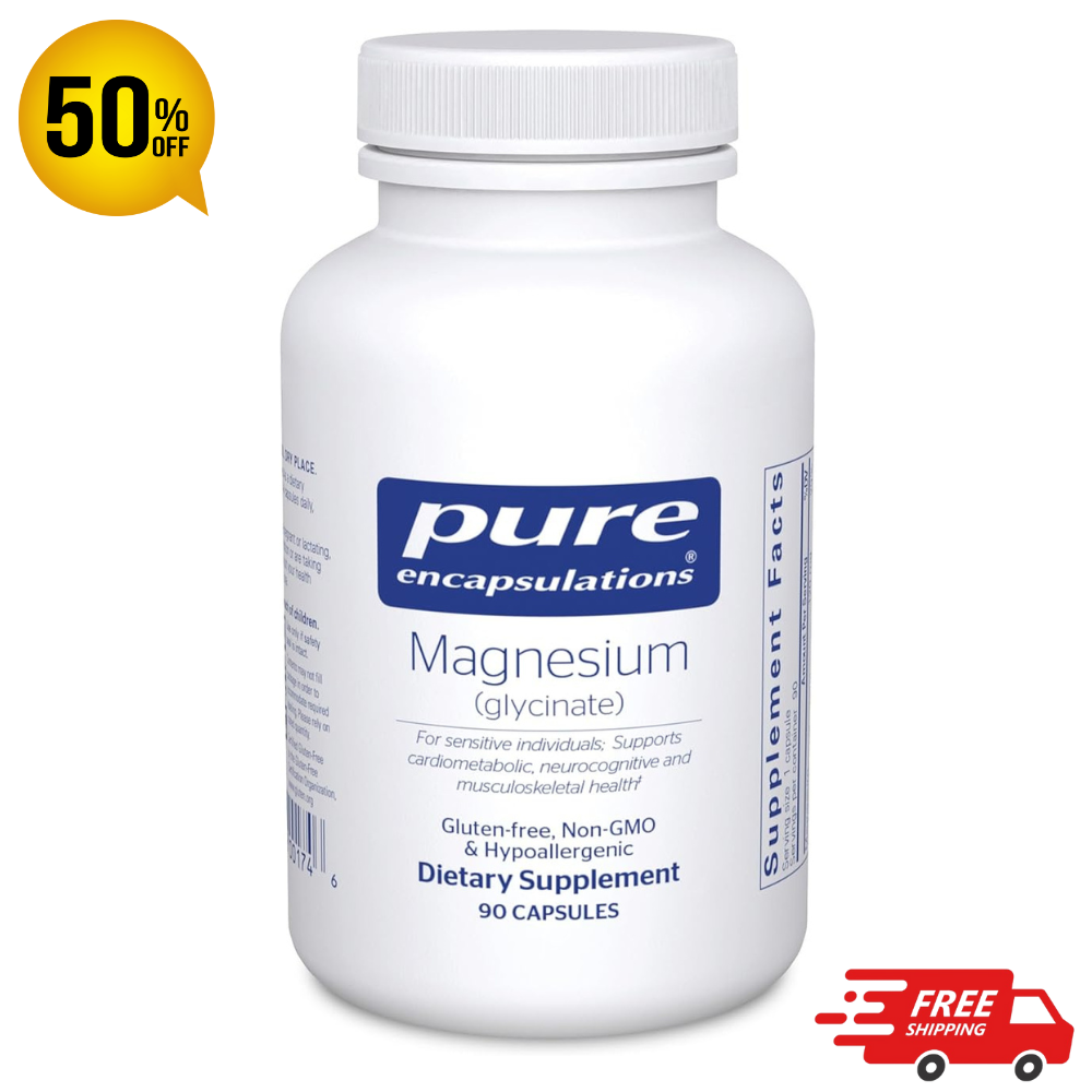 Pure Magnesium (Glycinate) 180 Capsule 50% OFF