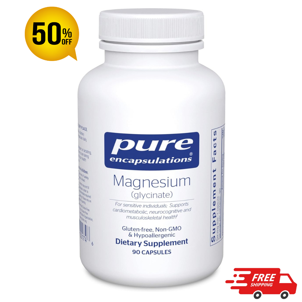 Pure Magnesium (Glycinate) 180 Capsule 50% OFF