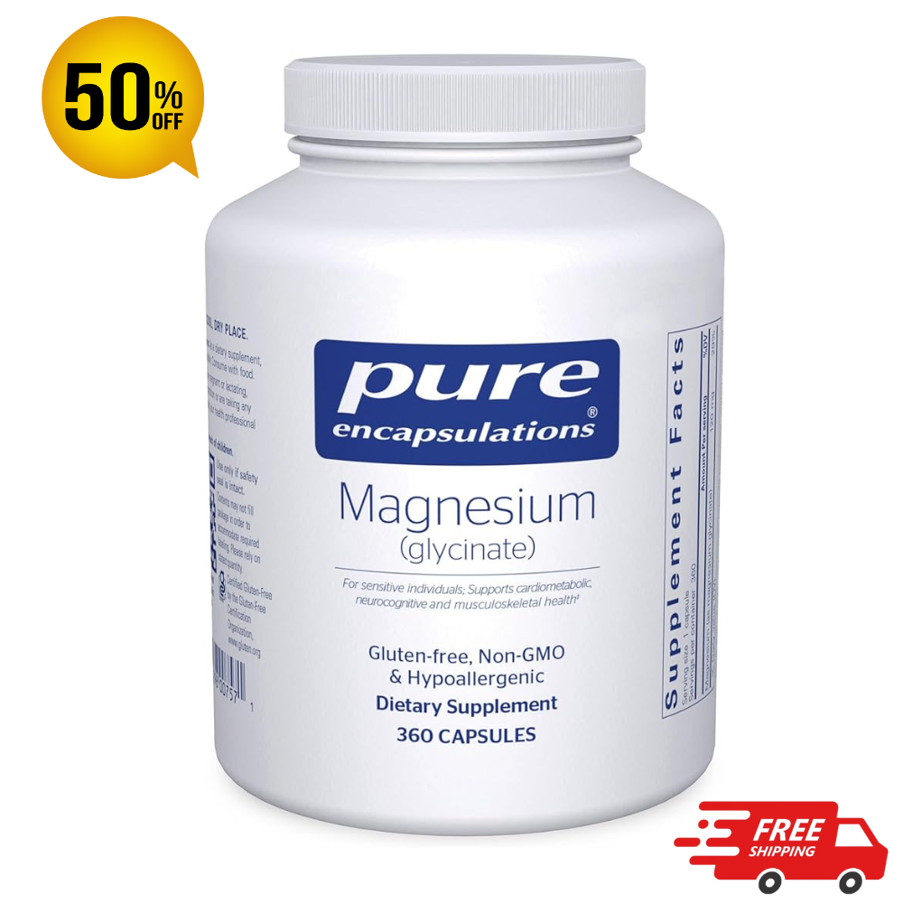 Pure Magnesium (Glycinate) 180 Capsule 50% OFF